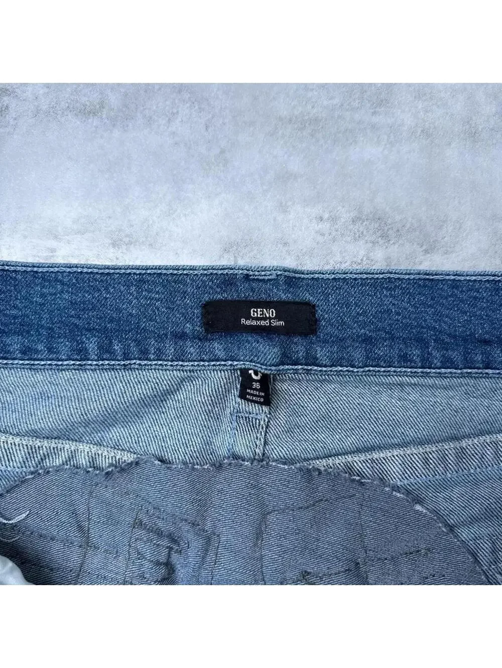 Y2K True Religion 00s Geno Relaxed Slim Denim Vintage Jeans
